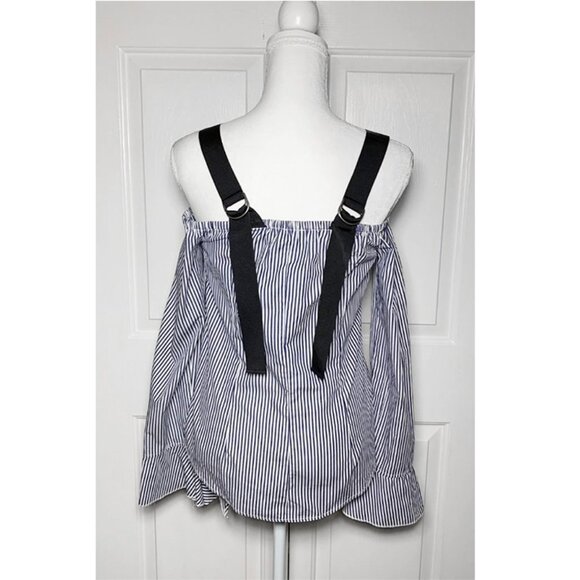 LEITH Grosgrain Ruffle Off-Shoulder top - Picture 5 of 8